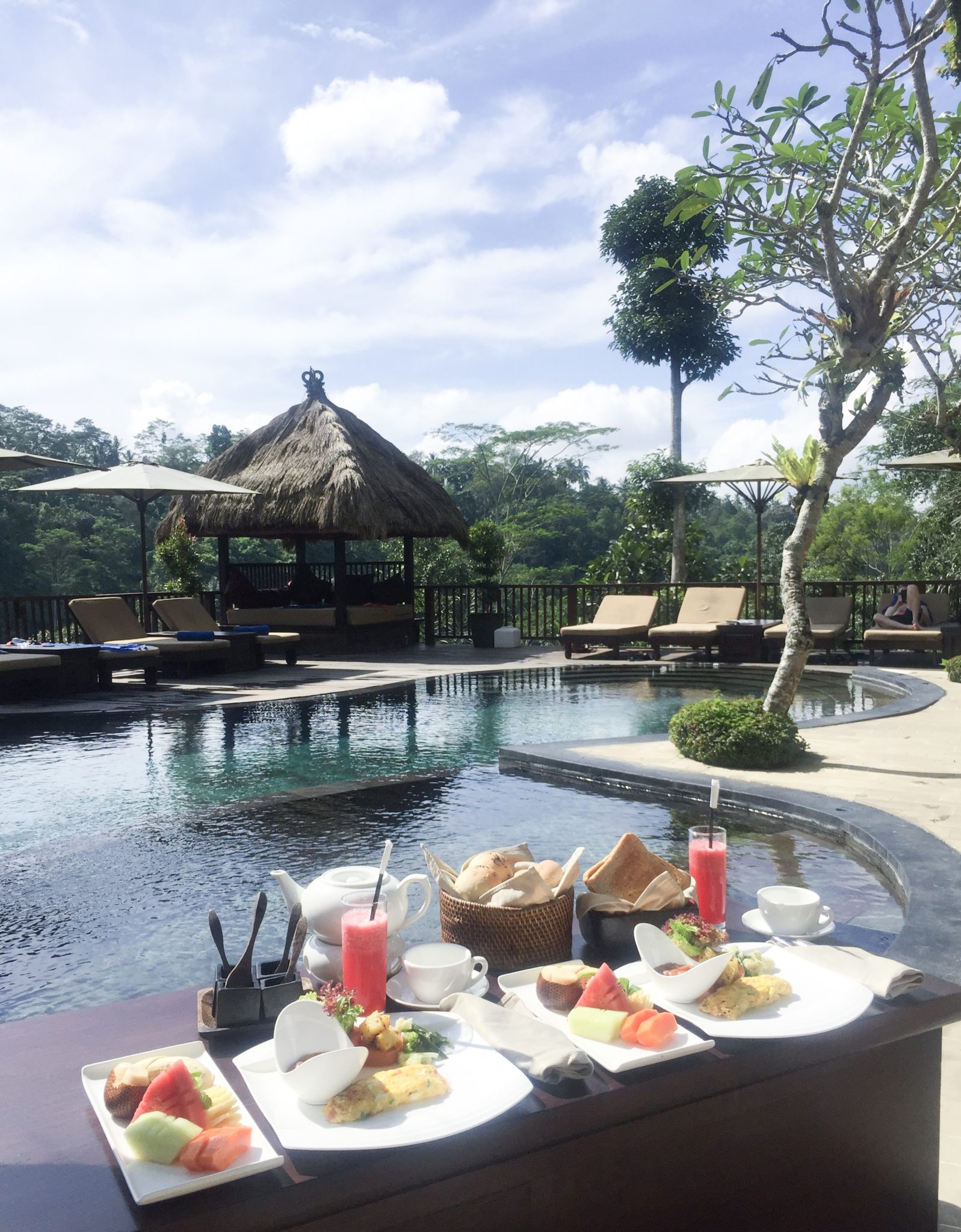 pool breakfast ubud - Nandini